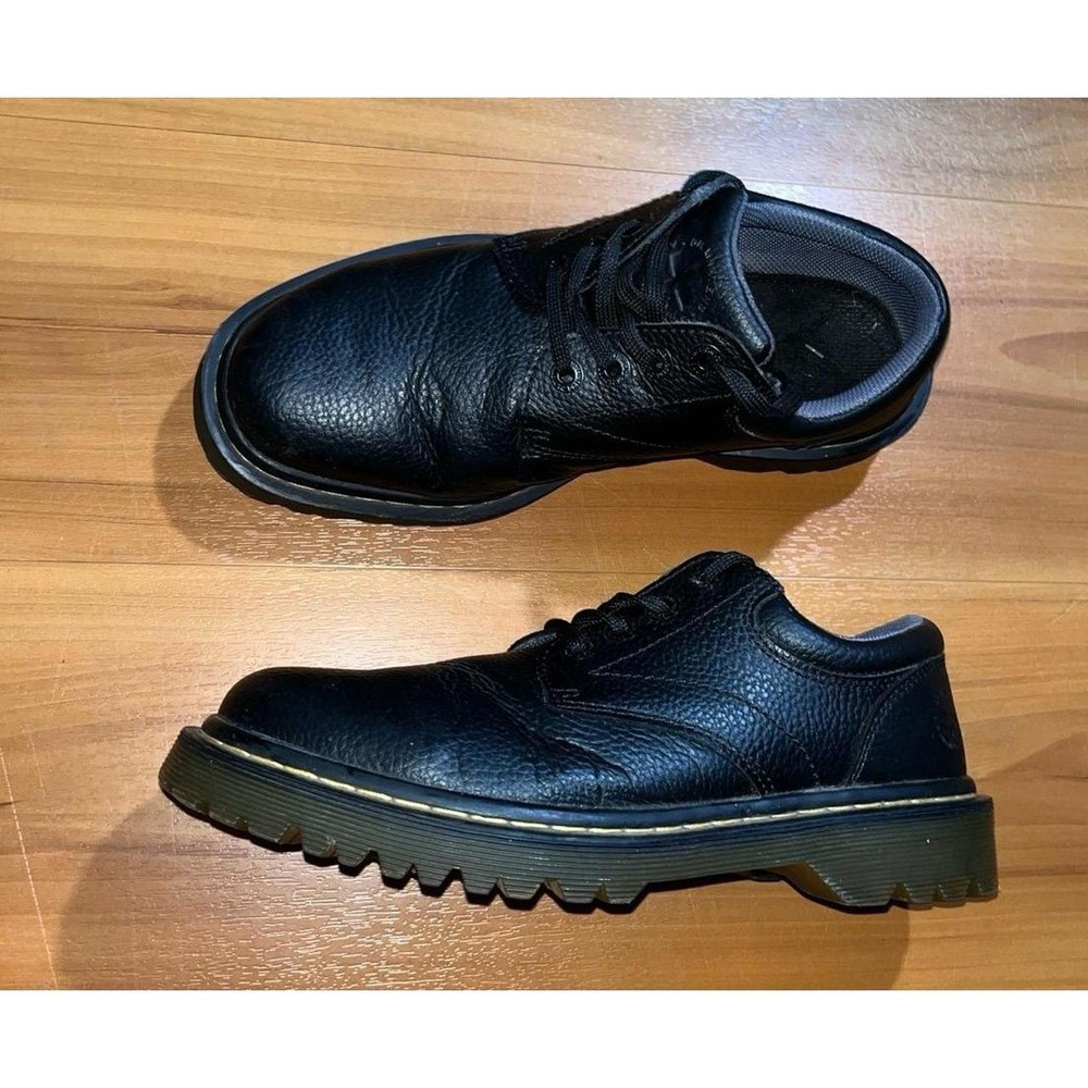Unisex Dr. Martens Ashfeld Black Leather Lace-Up Oxford Shoes